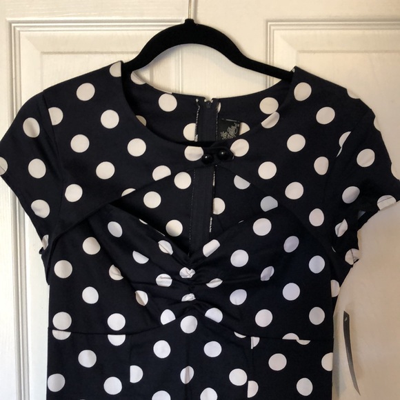 Rocksteady cap sleeve retro dress - Picture 2 of 8